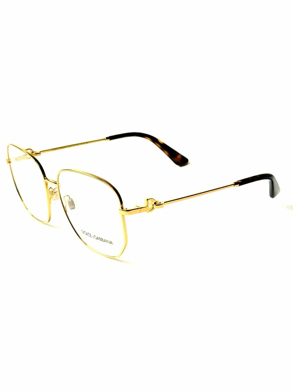 Dolce & Gabbana Eyeglasses DG 1356 02 Gold Authentic New 57mm NWT